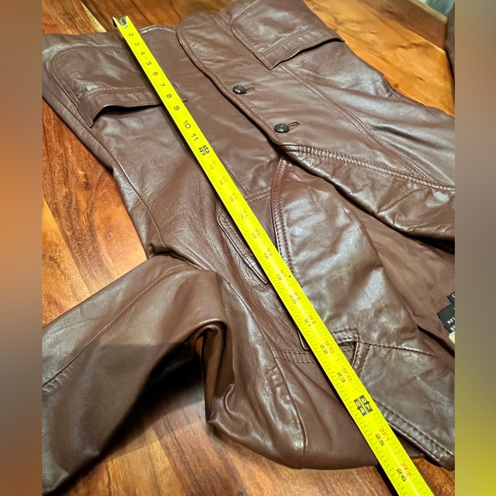 100% Leather Vintage Blazer - Picture 6 of 6